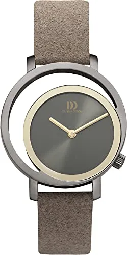 Danish Design Damen-Uhren Analog Quarz - Stilvolle Eleganz in Anthrazit - Armbanduhren für Damen mit einem eleganten Design, perfekter Durchmesser von 3,2 cm und ideal für jeden Anlass.