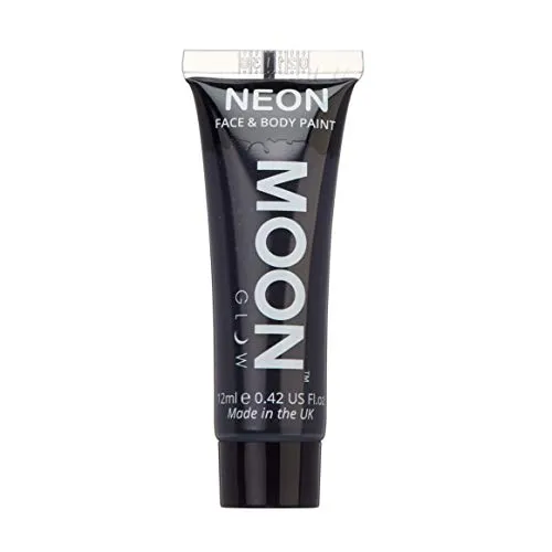 Moon Glow – Neon UV Körperfarben Bodypaint - 12ml Schwarz