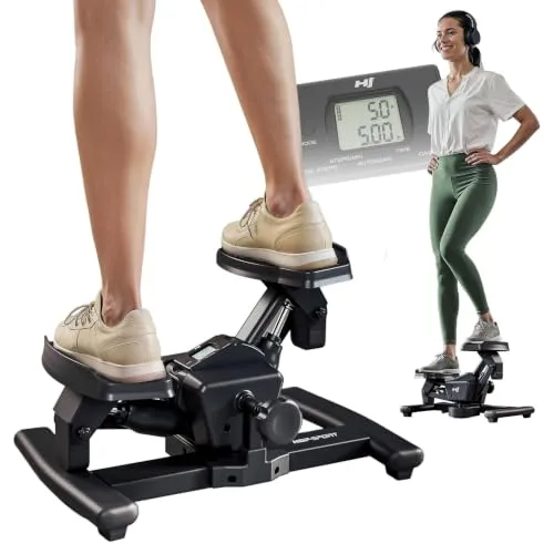 HOP SPORT® HS-060S Mini Stepper – 2-in-1 Swing & Twist Stepper für effektives Home-Training