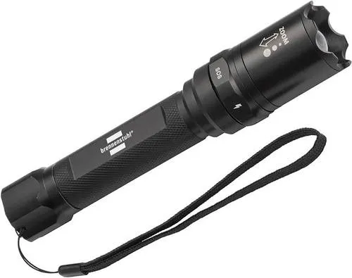 Brennenstuhl LuxPremium Akku-Fokus-Selektor-LED-Taschenlampe TL 400 AFS - 430 lm, 215 m Leuchtweite, stufenloser Fokus und IP44 Schutz für den Außeneinsatz