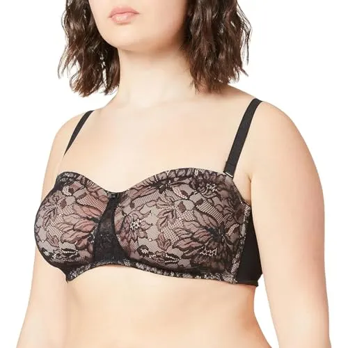 Triumph Damen Amourette Charm WD Bügel-BH mit abnehmbaren Trägern, Black, 75B - Klassische BHs für Damen mit verzierten, weichen Cups und abnehmbaren Trägern für vielseitige Tragevarianten – ideal für jeden Anlass.