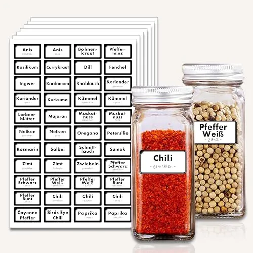 Etiketten für Lebensmittel und Getränke von Auped