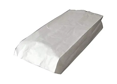 Fa.ars 100 Bäckerbeutel Cellulose Brötchenbeutel weiß 433 40 x 19,5 x 7 Bäckerfaltenbeutel Brötchentüte Snacktüte Bäckertüte