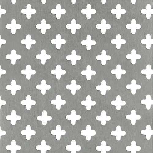 Alberts 466862 Lochblech | Kreuzloch aus Aluminium