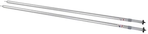 Andruckstangen FIAMMA Kit Poles Light 2 Stück - Caravan-Zubehör: Ausziehbare Aluminiumstangen (217-290 cm) zur stabilen Unterstützung des Privacy Room Light und CS Light, perfekt für mehr Komfort beim Campen.