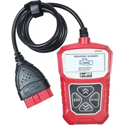 HP OBD II Diagnosegerät 75311 - OBD-Scanner für alle Fahrzeugmarken, mit Plug & Play-Funktion, großem beleuchtetem Display und Unterstützung aller OBD-II Protokolle. Schnelles Scannen und Löschen von Fehlercodes.