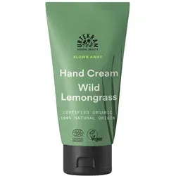 Urtekram Wild Lemongrass Handcreme - Handcreme mit frischem Zitronengras-Duft, spendet intensive Feuchtigkeit durch Aloe Vera und Shea Butter, zieht schnell ein und pflegt nachhaltig.