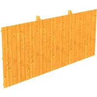 Skanholz Carport-Rückwand 550x220 cm - Carport-Rückwand aus stabiler Deckelschalung, ideal für zusätzlichen Windschutz und Sichtschutz. Hergestellt aus massiver nordischer Fichte für Langlebigkeit und Qualität.
