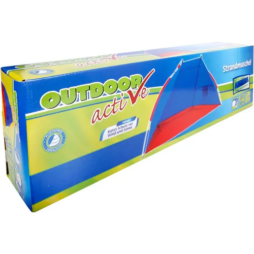 Outdoor active Strandmuschel 220x110x110 cm, inklusive Tasche