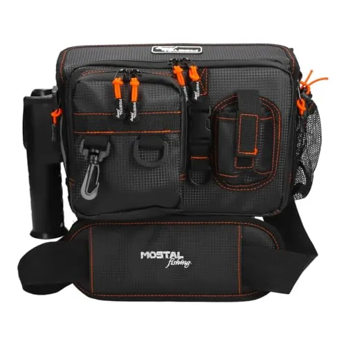 Mostal Anglertasche Taipan 725 wasserdichte Angeltasche mit 2 Boxen