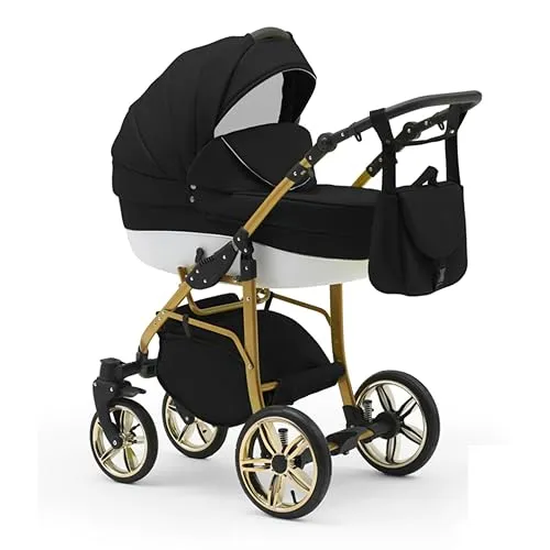 Kinderwagen 2 in 1 Neo Gold - 13 Teile in 22 Farben - Reisesysteme: Das vielseitige Kinderwagen-Set Neo Gold bietet Wanne und Sportsitz für maximale Flexibilität und Komfort von Geburt bis 4 Jahre.