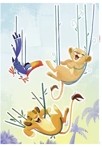 Disney Wandtattoo von Komar - Lion King Relax, 50 x 70 cm