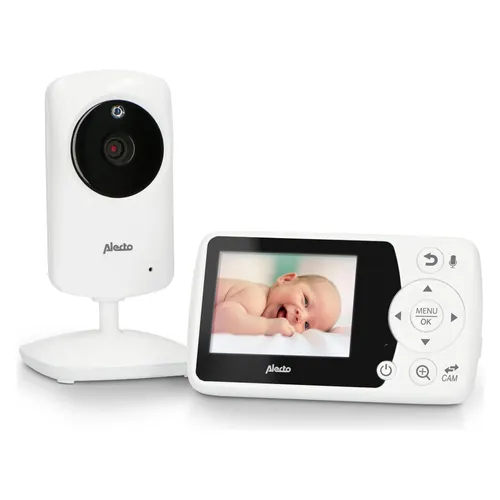 Alecto Babyphone mit Kamera, 300 m Reichweite - Hochwertiges Babyphone mit Kamera für eine sichere Überwachung Ihres Babys bis 300 m. Ideal für Eltern, die jederzeit einen Blick auf ihr Kind haben möchten.