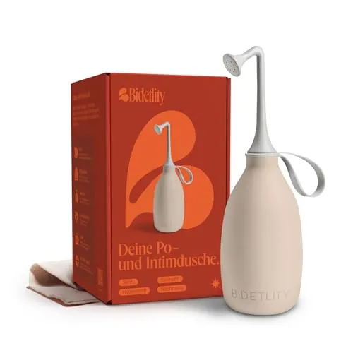 Bidetlity Podusche & Intimdusche 3.0 – Tragbares Reisebidet mit neuem Duschkopf