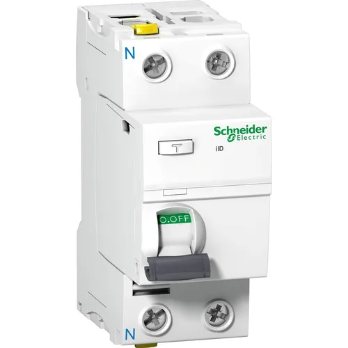 Schneider Electric Acti9 IID 2P 25A 30mA Typ A Fehlerstrom-Schutzschalter - Zuverlässiger Schutz für Personen und Anlagen in Zweiphasen-Netzwerken