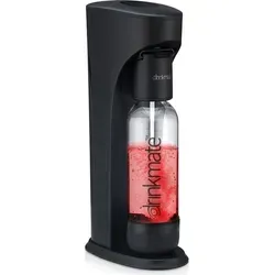 Orion AquaDream Wassersprudler Trinkwassersprudler zum Aufsprudeln von Wasser Kohlensäure für Wasser Siphonflasche schwarz - Schwarz