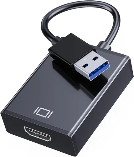 USB zu HDMI Adapter 3.0 HD 1080P Video Konverter Audio für PC Laptop