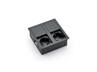 Produktbild VersaHit Dual Steckdosenelement GUNMETAL