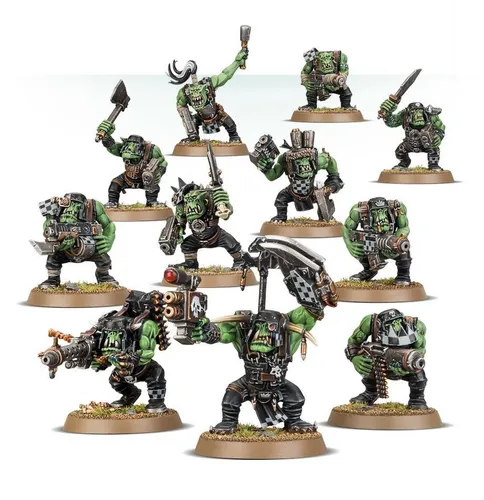 Orks - Boyz für Warhammer 40k - 40K Miniaturen, detailreiche Figuren für spannende Tabletop-Schlachten, ideal für Sammler und Spieleliebhaber ab 6 Jahren.