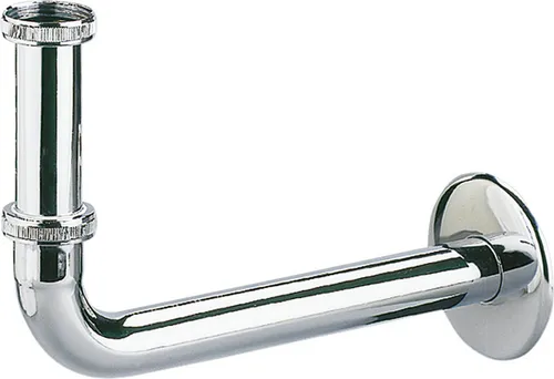 Dallmer Anschluss-Bogen 320, mit Tauchrohr, verchromt - Sanitärinstallation: Hochwertiger Anschluss-Bogen mit Tauchrohr für Badkeramik, verchromt und ideal für moderne Badezimmerlösungen.