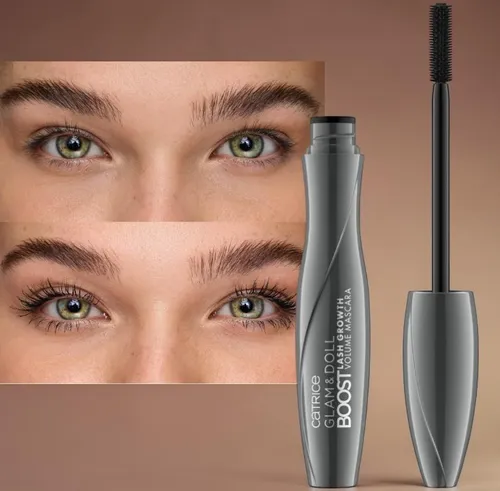 Catrice Lash Growth Glam & Doll Boost Volume Mascara BLACK Wachstum und Volumen