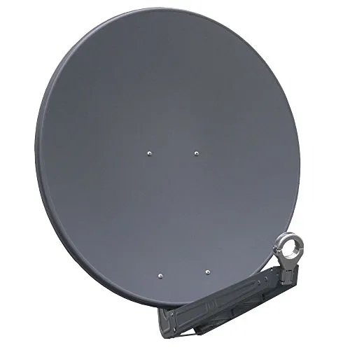 Gibertini Antenne 75cm SE Profi Alu Serie Anthrazit - SAT-Antenne mit 75 cm Durchmesser, ideal für optimale Empfangsqualität und langlebige Aluminiumkonstruktion in edlem Anthrazit.