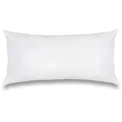wometo Federkissen Kissen 100% Federn 40x80 - 600g OEKO-TEX Füllkissen Bezug Baumwolle weiß / Innenkissen / Füllkissen / Kissenfüllung / kleine Sofaki