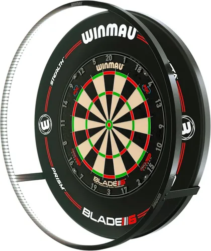 Winmau Plasma Dartboardbeleuchtung mit Blade 6 Triple Core Carbon und Catchring