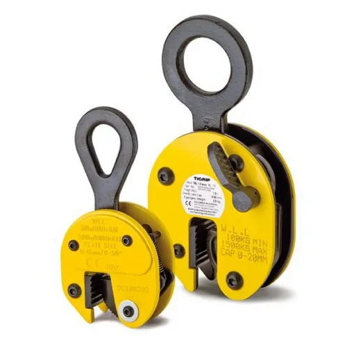 Yale Blechgreifer TBL 1500 kg - Robuster Blechgreifer mit einer Tragkraft von 1500 kg und einem Greifbereich von 0-20 mm, ideal für industrielle Anwendungen.