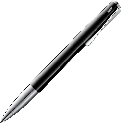 LAMY Studio Tintenroller Schwarz/Piano Black hochglänzend 368 inkl. M63 Mine