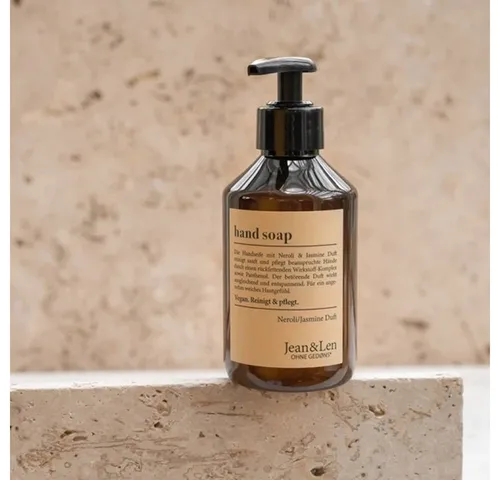 Jean & Len Handseife im Pumpspender 250 ml – Duftnote Neroli/Jasmine