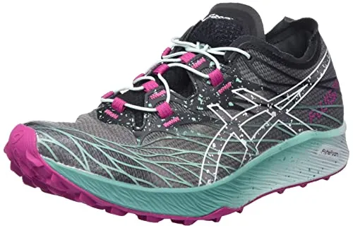 Asics Fujispeed - Damen Laufschuhe in Schwarz - Leichte und atmungsaktive Trail Running-Schuhe für Damen, ideal für schnelle Läufe und unwegsames Gelände.