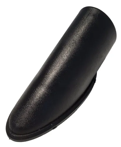 MWH Abdeckkappe Tischfußkappe 38mm x 25mm oval schwarz mit Höhenversteller