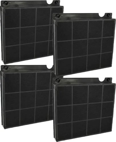 vhbw 4x Aktivkohlefilter kompatibel mit Arthur Martin EFC60500, EFC90300, EFC90344, EFC90350, EFC90400, EFC90500, EFC9051. 0 Dunstabzugshaube