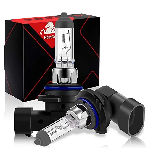 WinPower HB4 9006 55W Scheinwerfer Halogenlampen 3000K Gelb Super Bright 12V Nebelscheinwerfer, 2 Stück