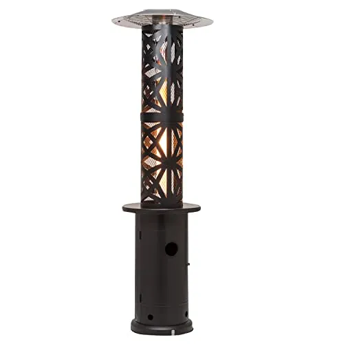 Goldflame Style Terrassenheizstrahler 11,2 kW von blumfeldt