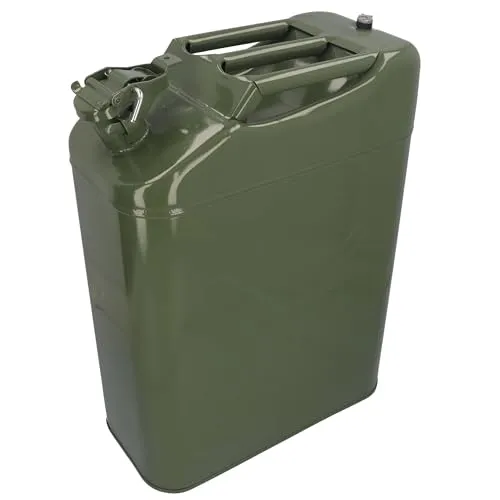 Kraftstoffkanister Metall 5L 10L 20L Benzinkanister Dieselkanister Heizöl UN Zulassung (20 Liter)