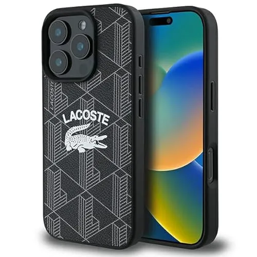 CG MOBILE Lacoste LCHMP16LPIGK Hülle für iPhone 16 Pro 6.3