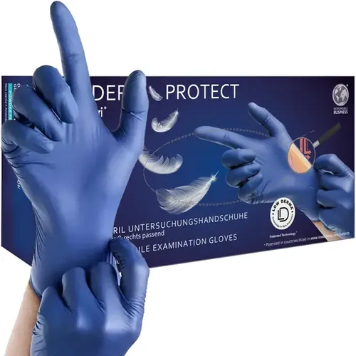 Ampri Nitrilhandschuhe Epiderm Protect metal blue XL