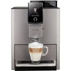 NIVONA NICR 1040 Kaffeevollautomat - Titan/Chrom - Kaffeevollautomat mit großem Bohnenbehälter und Wassertank, ideal für Büros. Genießen Sie bis zu 65 Tassen pro Tag mit zahlreichen Einstellmöglichkeiten und einfacher Reinigung durch EasyClean+.