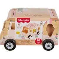 Fisher-Price Formensortierer Eiswagen aus Holz von Fisher-Price