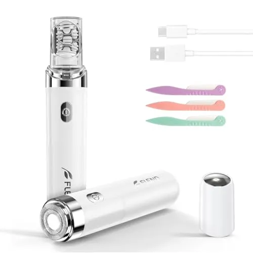 Epilierer Damen 2-in-1 mit LED-Licht – Schmerzloser Gesichtshaarentferner
