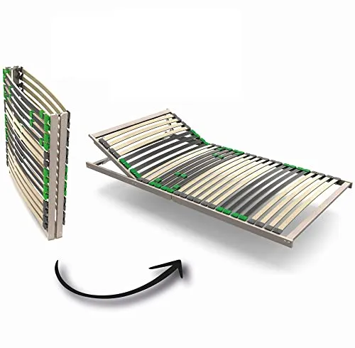 Verstellbarer Lattenrost 80x200 cm mit Kopfteil von Fox2Fox