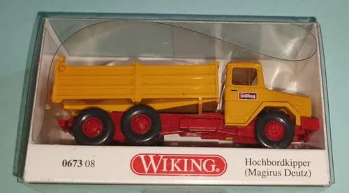 Wiking 067308 Hochbordkipper Magirus Deutz Bölling| Maßstab: 1:87 | Spur H0
