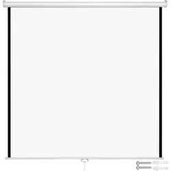 TECTAKE Beamer Leinwand Rollo 203 x 203 cm