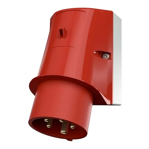 Wall mounted inlet 32A5P 6H400V IP44 - Robuste Wandsteckdose für zuverlässige Stromversorgung, ideal für Außenanwendungen