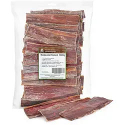 Kaureks Natur Hundeleckerlies Rinderdörrfleisch 1 kg. Schlund, Kausnack, Hundefutter, Kauartikel, Hundeleckerlies
