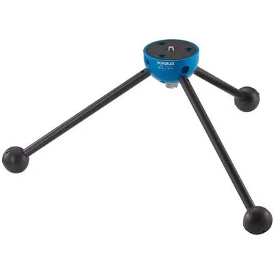 Novoflex Basic-Ball Titan in Blau, BB-BLAU - Hochwertiger Stativkopf für Fotografen, sorgt für präzise Einstellungen und Stabilität, ideal für kreative Aufnahmen.