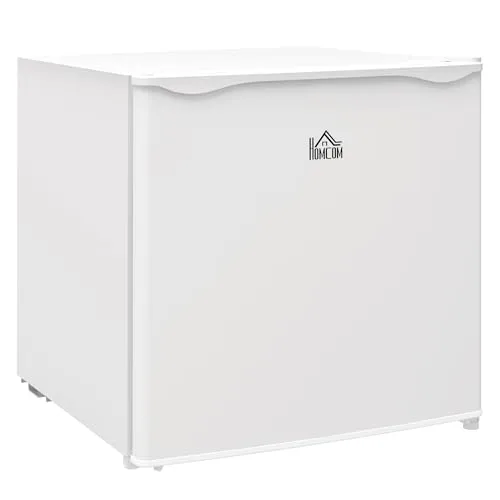 HOMCOM Mini-Gefrierschrank 35 L Gefrierbox elektrisch freistehend 45 W Mini Gefriertruhe Minikühlschrank 41dB -14 bis -24℃ 5-stufige Temperaturregelung 47 x 44,2 x 48,8 cm Weiß