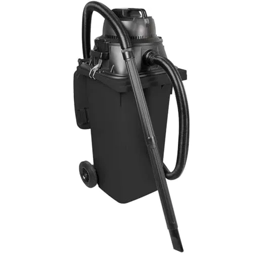 Nass- / Trockensauger 1100 Watt mit 120 Liter Tonne - Professioneller Nass- / Trockensauger mit 1100 Watt Leistung und 120 Liter DIN Mülltonne. Ideal für große Flächen, spritzwassergeprüft und mit umfangreichem Zubehör für vielseitige Anwendungen.